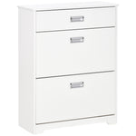 Tipping Shoe Cabinet Hall Organizer With Flip Drawers