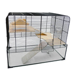 Savoy Gerbilarium Glass Cage With Accessories, 58.5 X 38 X 47.5 Cm