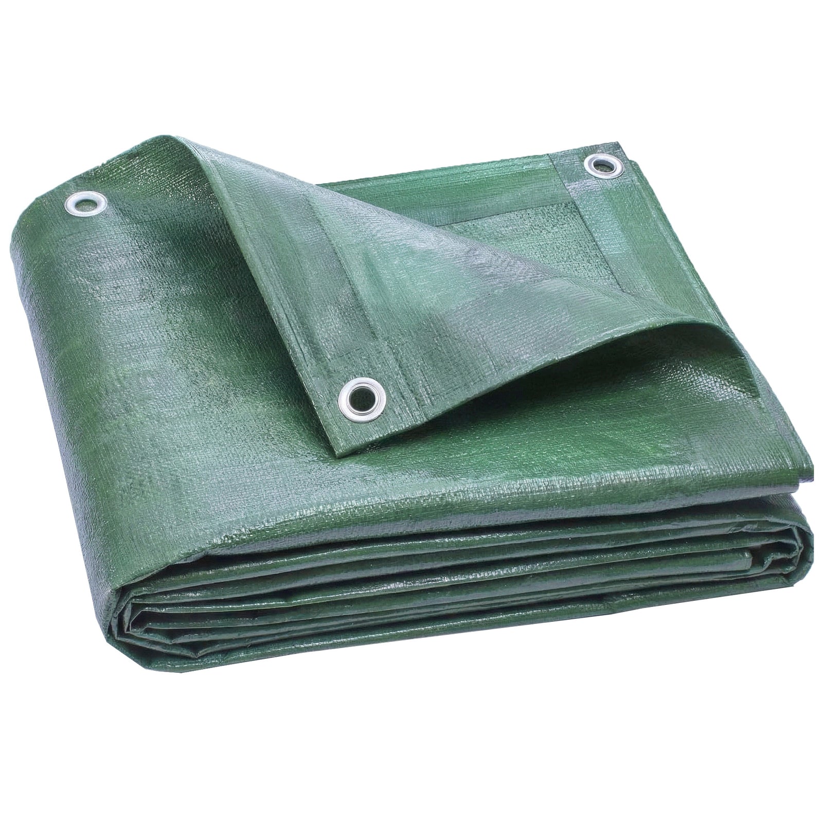 Waterproof Tarpaulin, 90gsm Tear-resistant Pe Tarp | L | Green