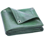 Waterproof Tarpaulin, 90gsm Tear-resistant Pe Tarp | M | Green