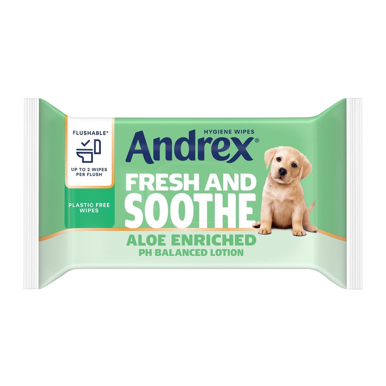 Andrex Washlets Ultra Care Biodegradable & Flushable Toilet Wipes, 24 Pack