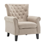 Modern Tufted Wingback Accent Chair Armchair