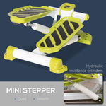 Portable Mini Stepper Steppers For Exercise Workout | White