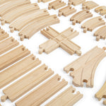 49 Piece Track Bundle for Wooden Train Sets