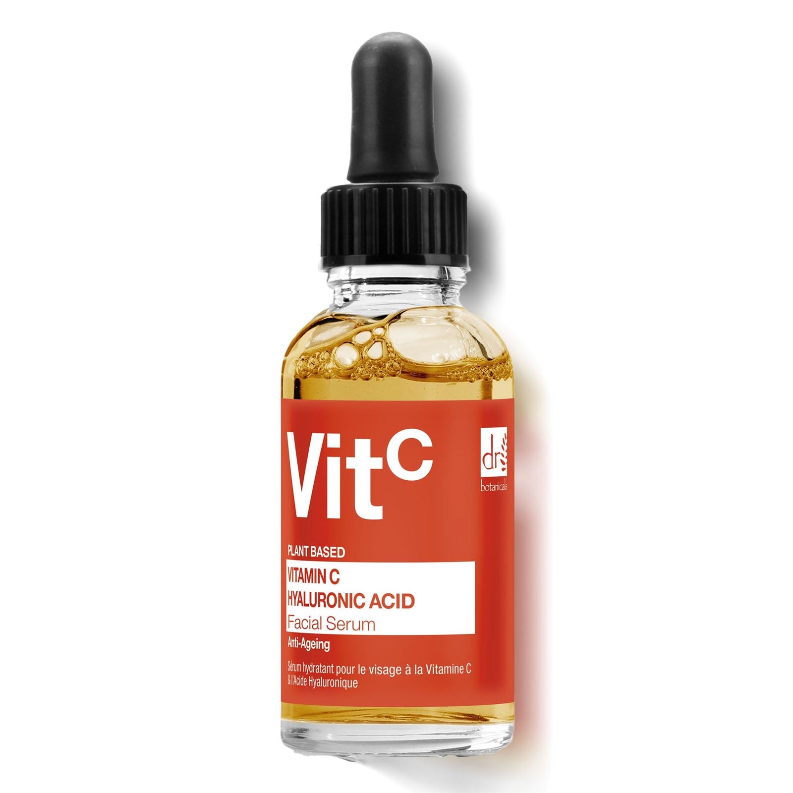 Vitamin C 5% & Hyaluronic Acid 2% Anti-ageing Hydrating Facial Serum 30ml For Hydration And Moisturising