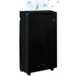 16l Per Day Quiet Air Dehumidifier With Purifier Uvc Timer | One Size | Black