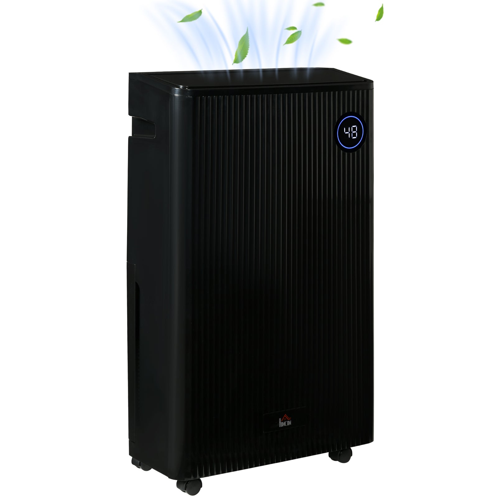 16l Per Day Quiet Air Dehumidifier With Purifier Uvc Timer | One Size | Black