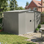 Breeins 8x6 FT Large Metal Garden Tool Storage Shed