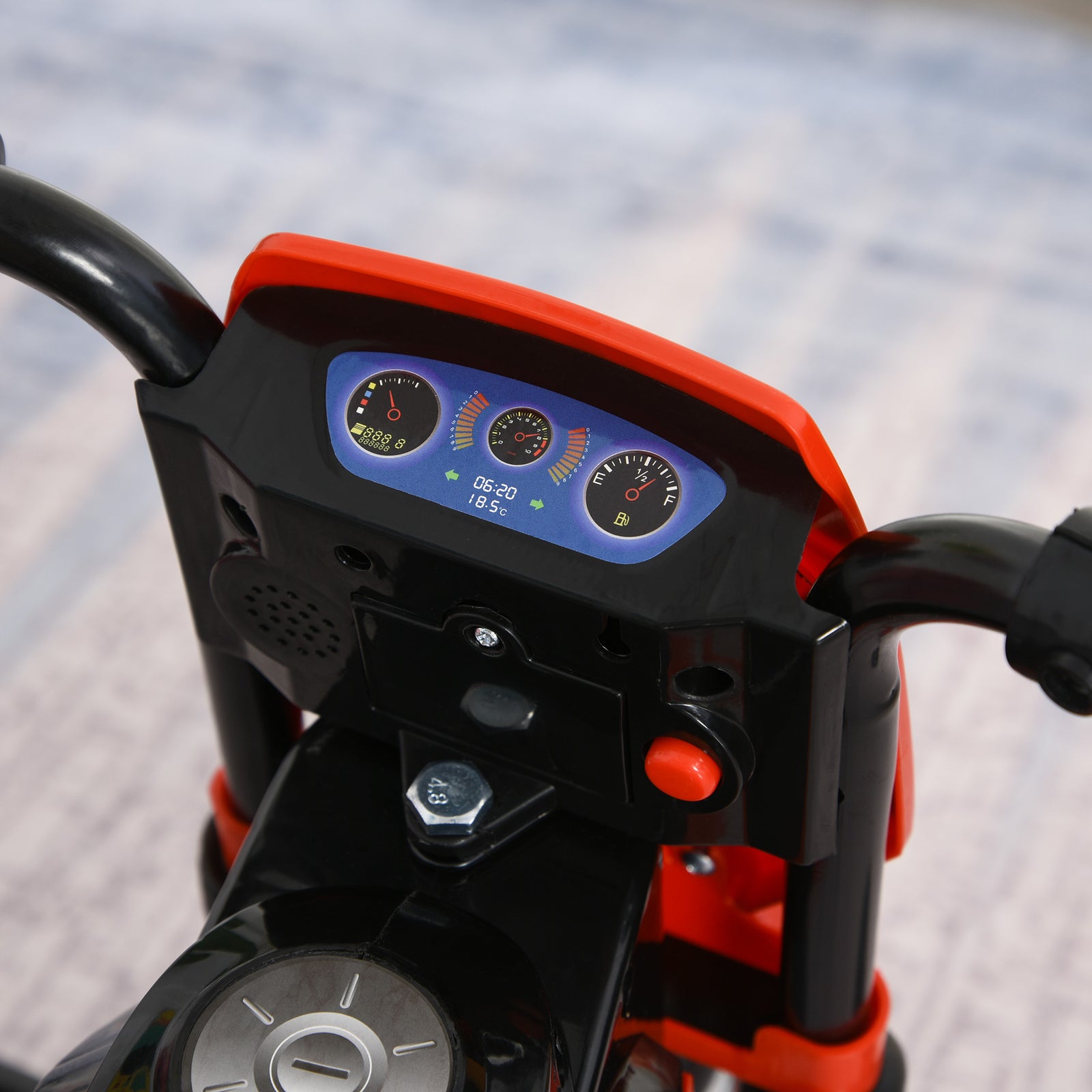Toddler Pedal Tricycle Ride-on Learning Music Lights 18-36 Months | Red