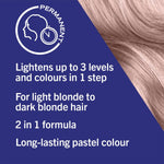 Live 2in1 Lightener+twist Permanent Colour Hairdye,104 Cool Lilac 3x