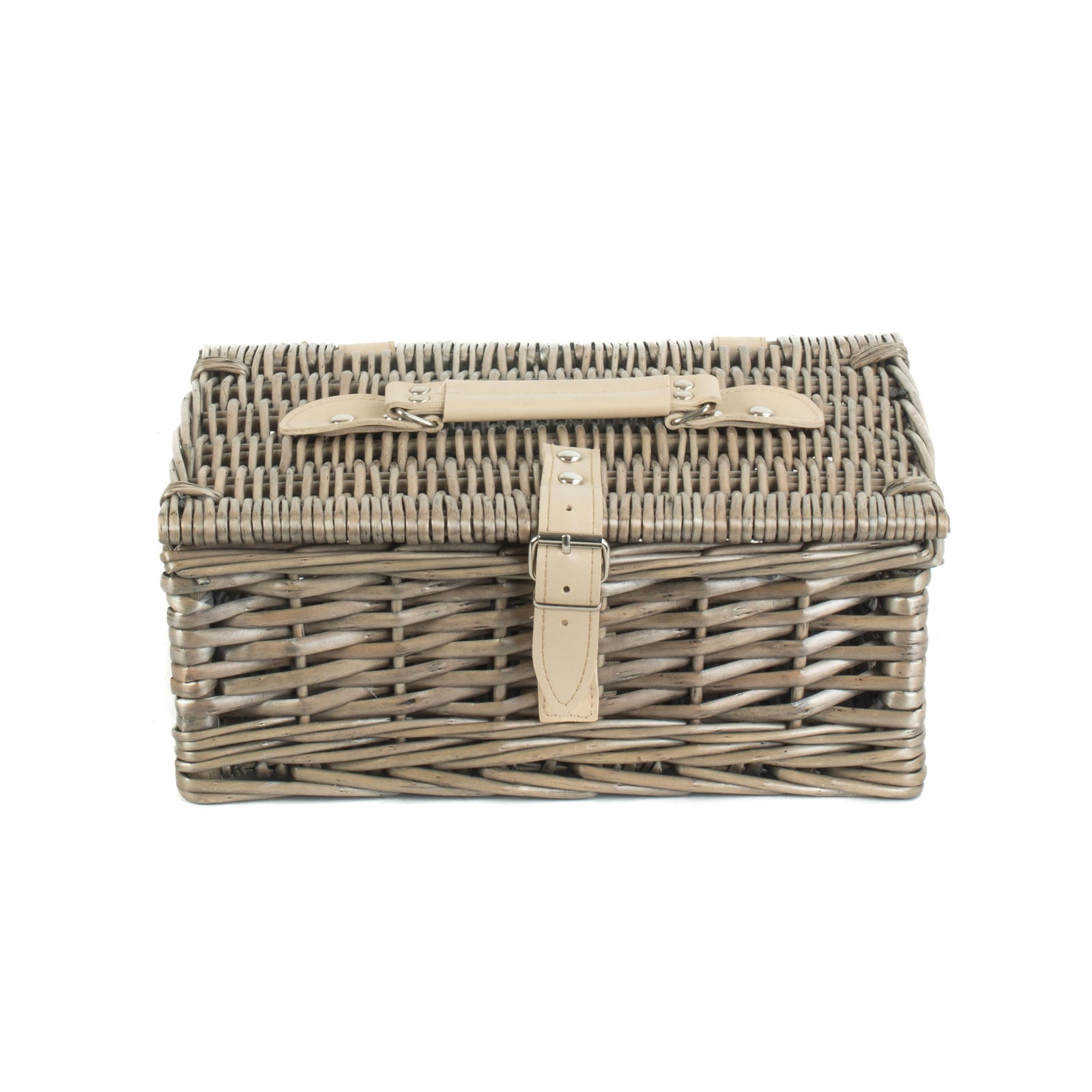 Wicker 30cm Antique Wash Split Willow Basket
