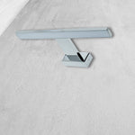 Shine Chrome Led 7w Wall Lamp Stylish Polished Chrome Light With Ip44 Rating Perfect For Mounting Above A Bathroom Mirror