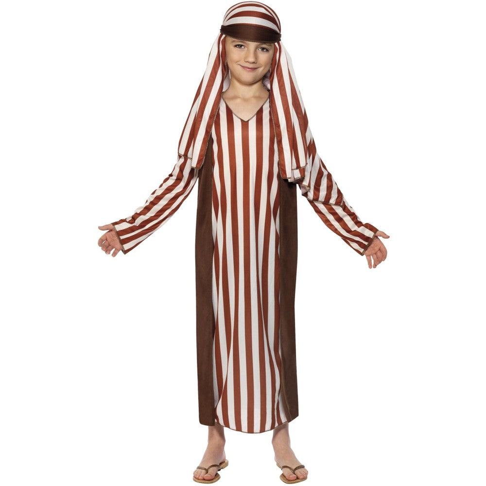 Shepherd Costume, Child | Age 7-9 | Brown & White