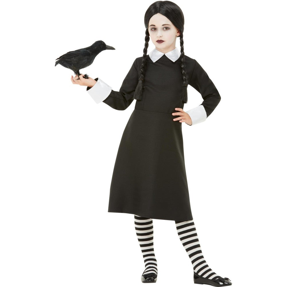 Gothic School Girl Costume, Black | Age 10-12