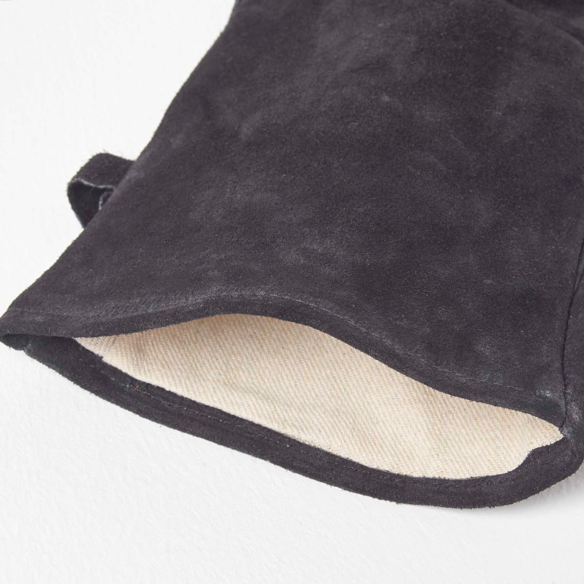 Large Black Leather Bbq Glove