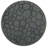Rubber Garden Stepping Stones - River Rock | Set of 1 | Grey
