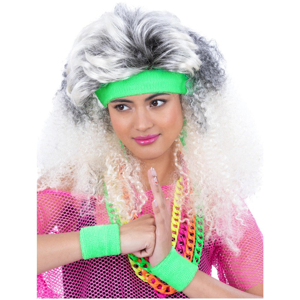 80s Neon Sweatbands | Green