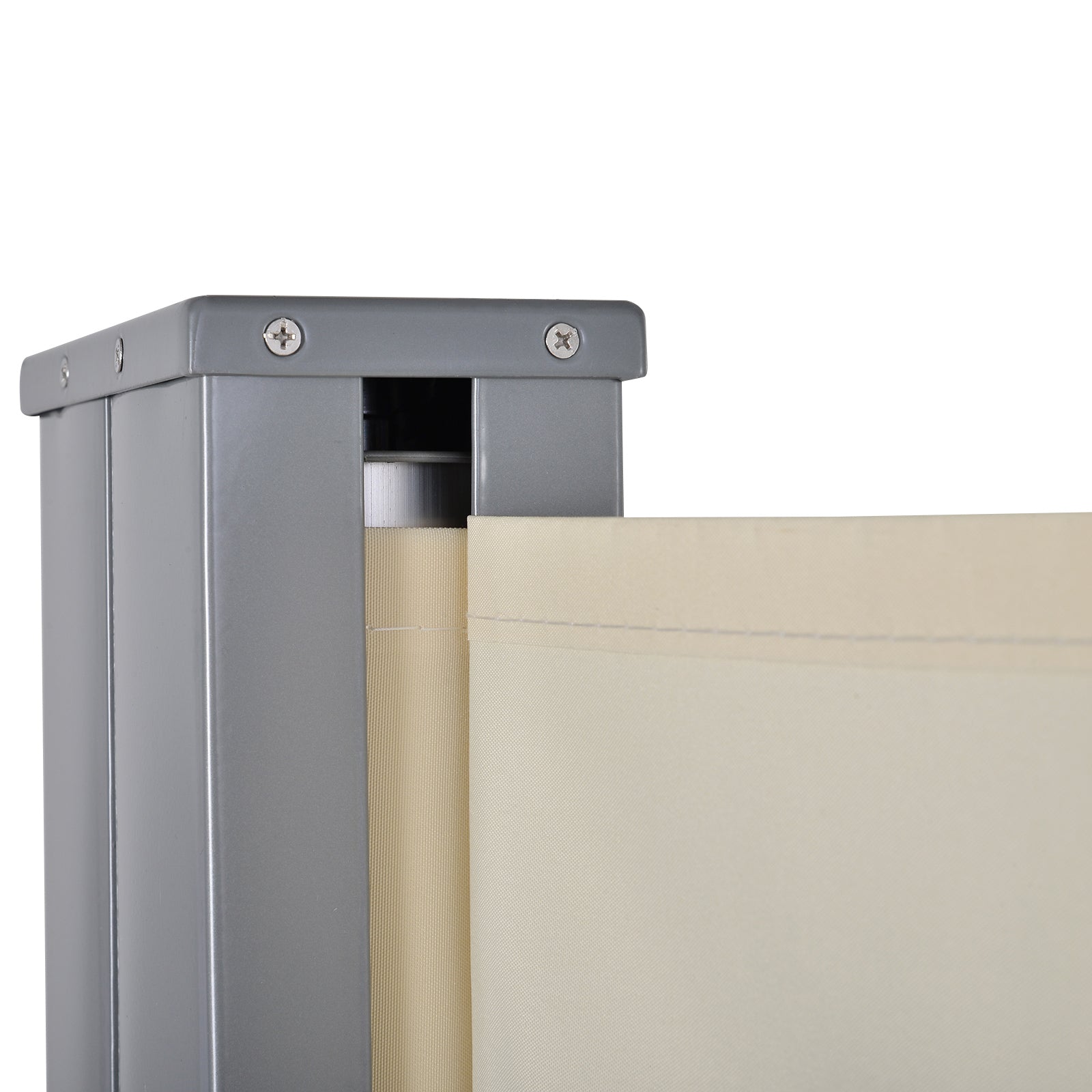 Double Canopy Pull-out Side Awning | Beige