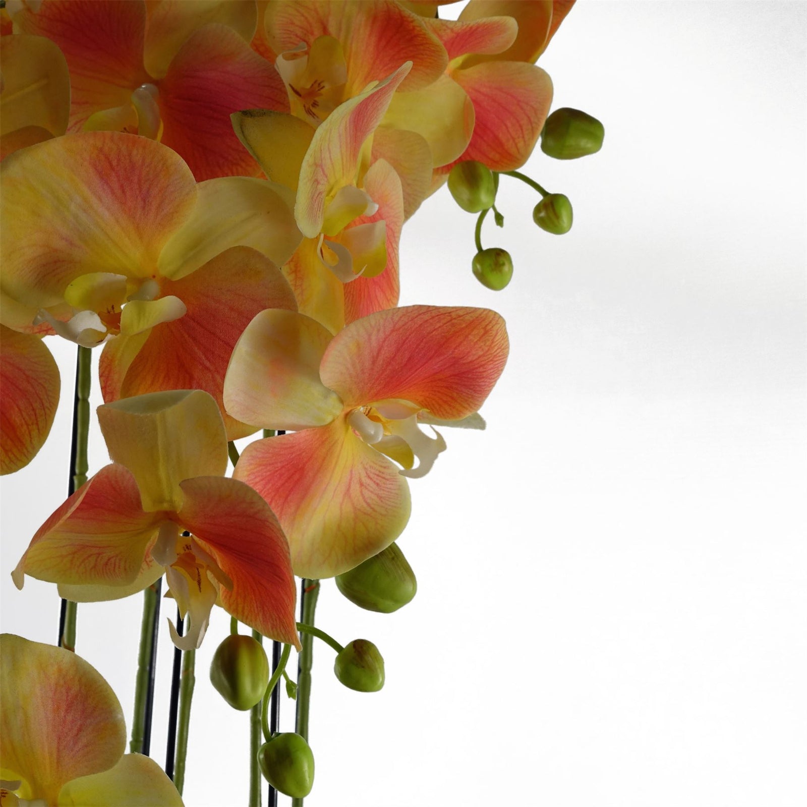 110cm Artificial Yellow Orchid Plant Artifcial Real Touch Flowers
