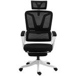 Mesh Chair W/ Foot Rest Headrest