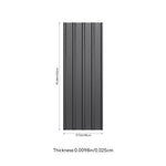 12pcs Galvanised Steel Corrugated Roofing Sheets | Grey