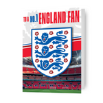 Football No.1 Fan Birthday Card Official Product