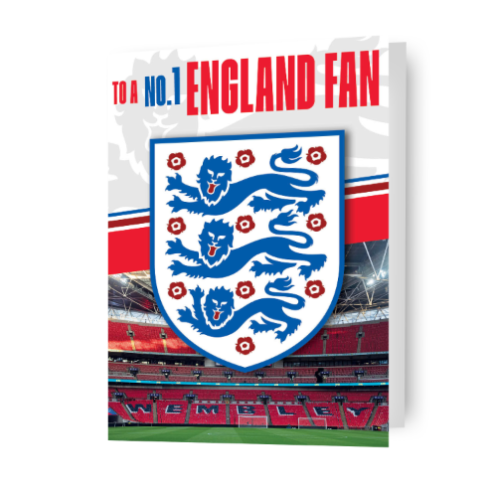 Football No.1 Fan Birthday Card Official Product