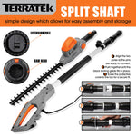 500w Hedge Trimmer Garden Electric Long Reach Telescopic Extendable Hedge Cutter Corded