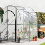 143x118x212cm Walk-in Lean-to Greenhouse