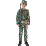 Camouflage Military Boy Costume | Small