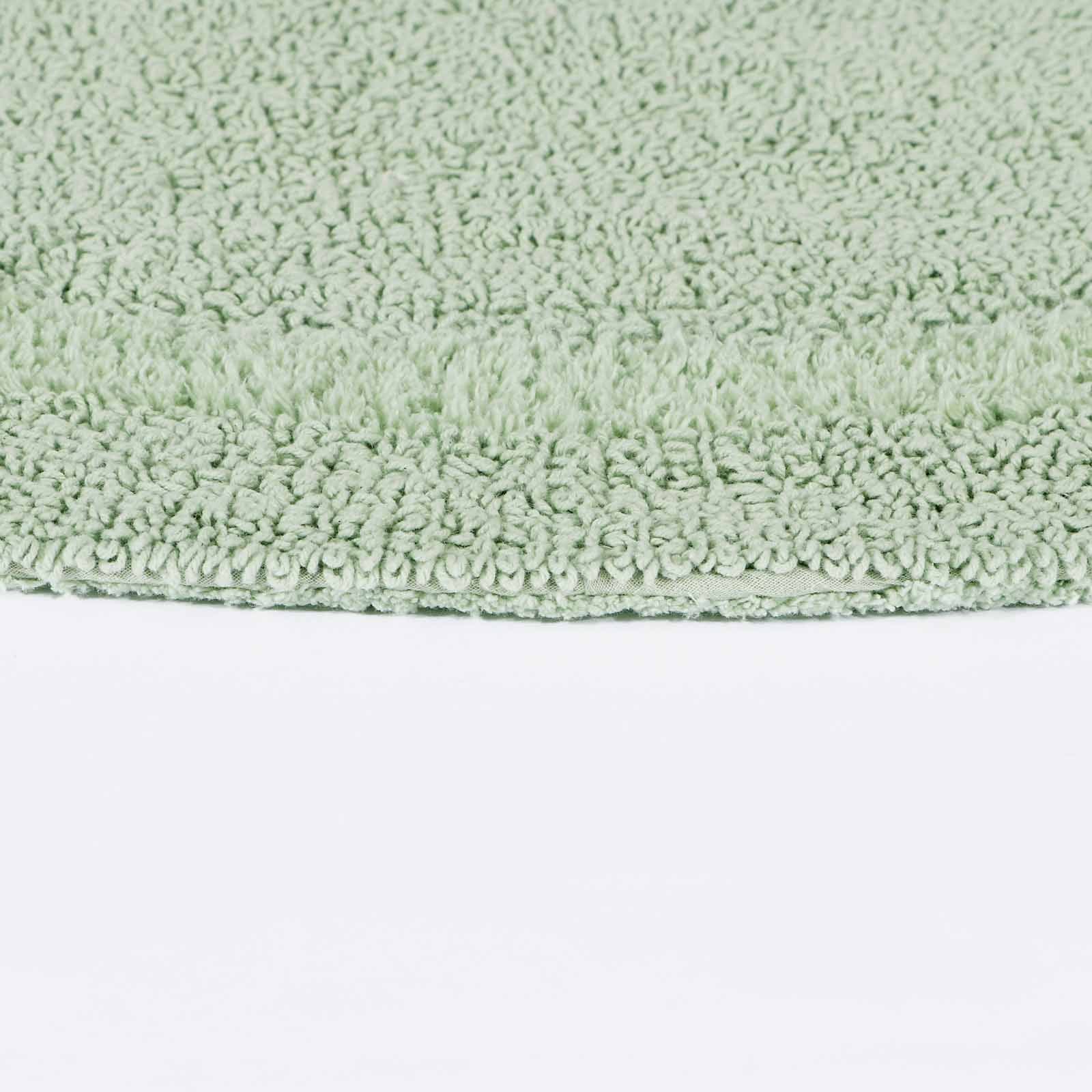 Luxury Reversible Cotton Bath Mat | Pedestal Mat | Sage Green