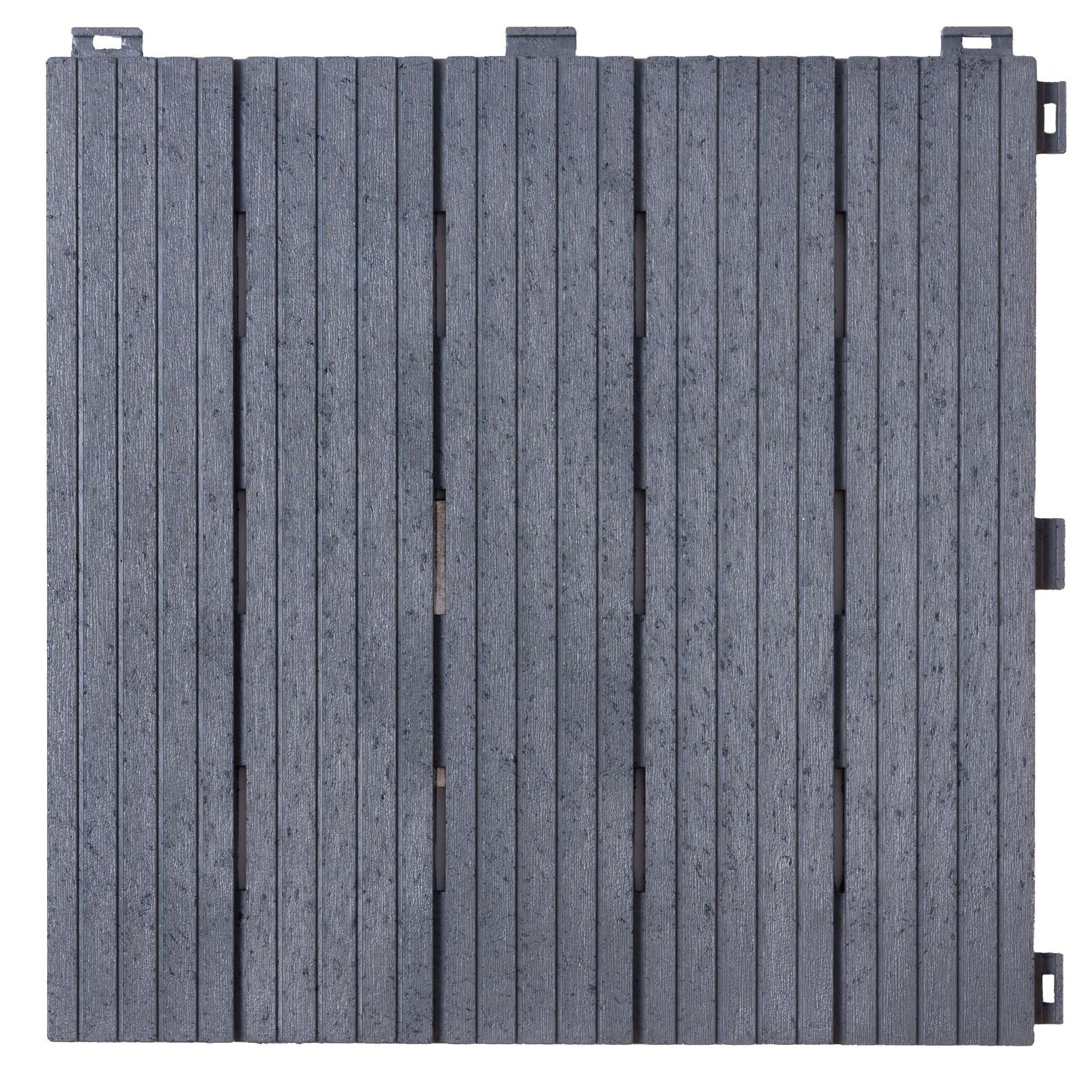 Pack Of 10 Cosmo Garden Patio Cosmopolitan Interlocking Decking Tiles | Light Grey