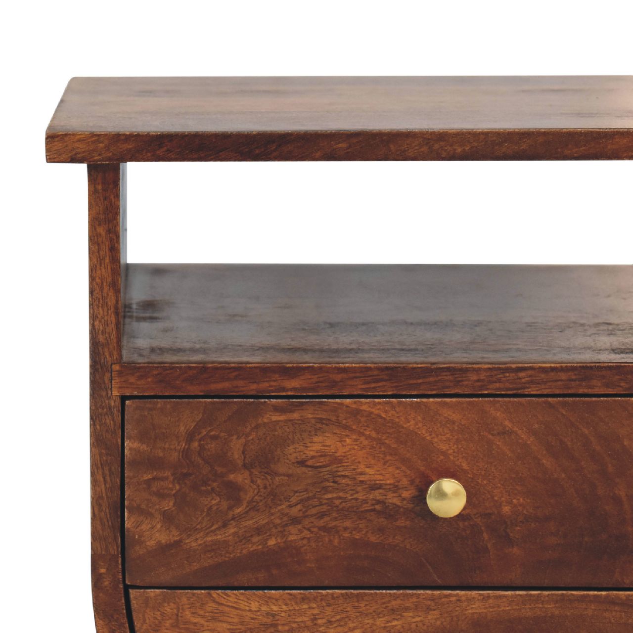 Solid Wood Split Chestnut Bedside