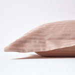 Egyptian Cotton Satin Stripe Oxford Pillowcase 330 Tc | King Pillow Case | Taupe & Beige