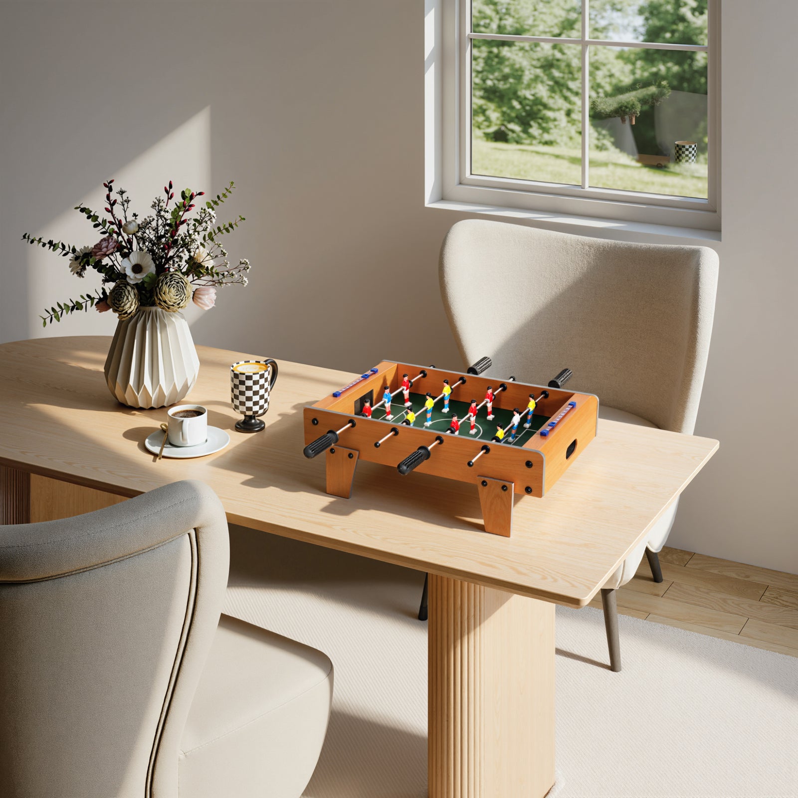SPORTNOW 20 In Table-top Foosball Table For Kids, Table Game