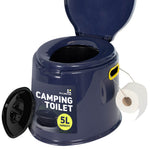 Hillington Portable Outdoor Toilet With Lid