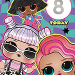 LOL Surprise Age Sticker Birthday Card Official Product