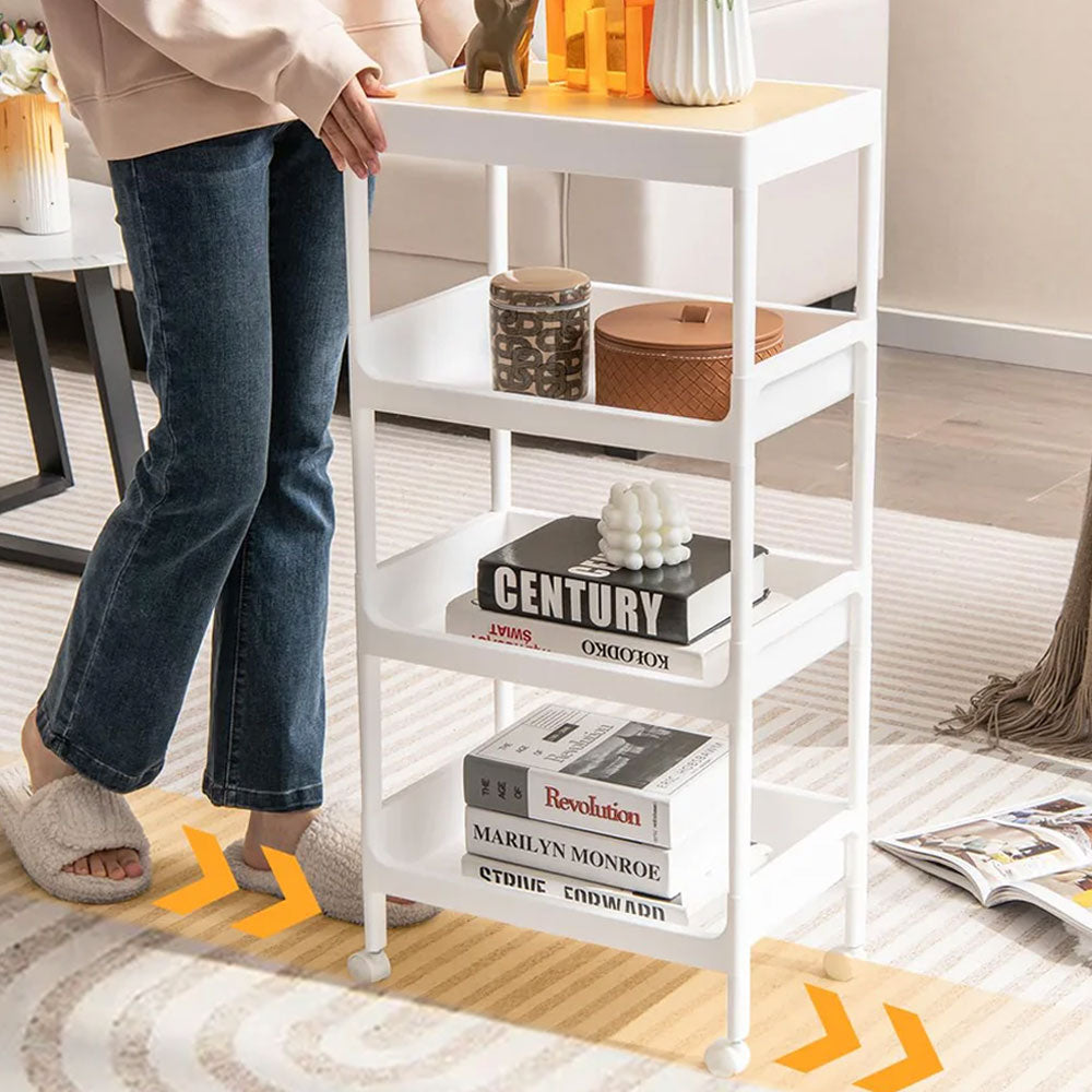3/4-tier Storage Trolley With Drawer | Medium