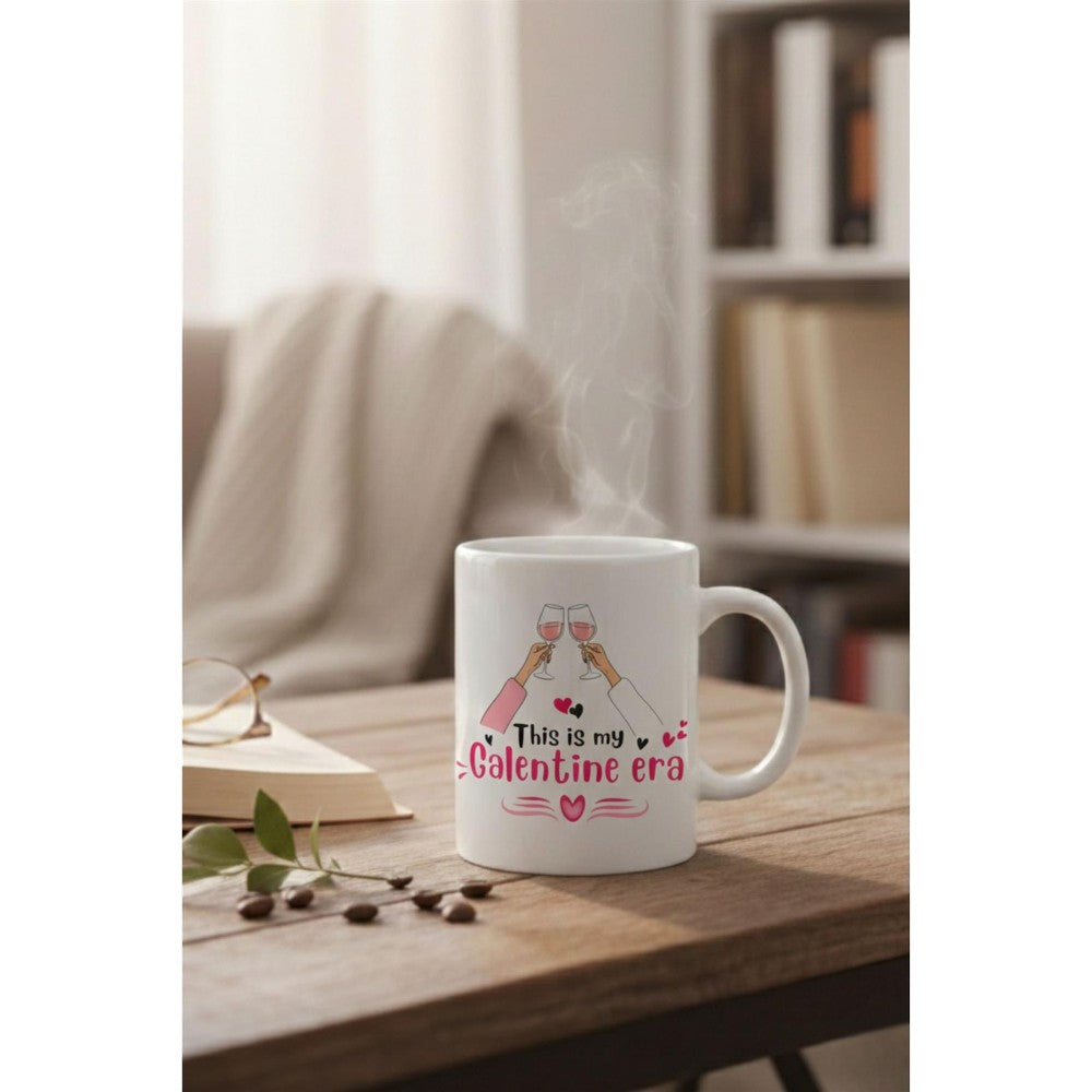 Dyzi This Is My Galentine Era Printed Ceramic Mug Valentine’s Day Gift