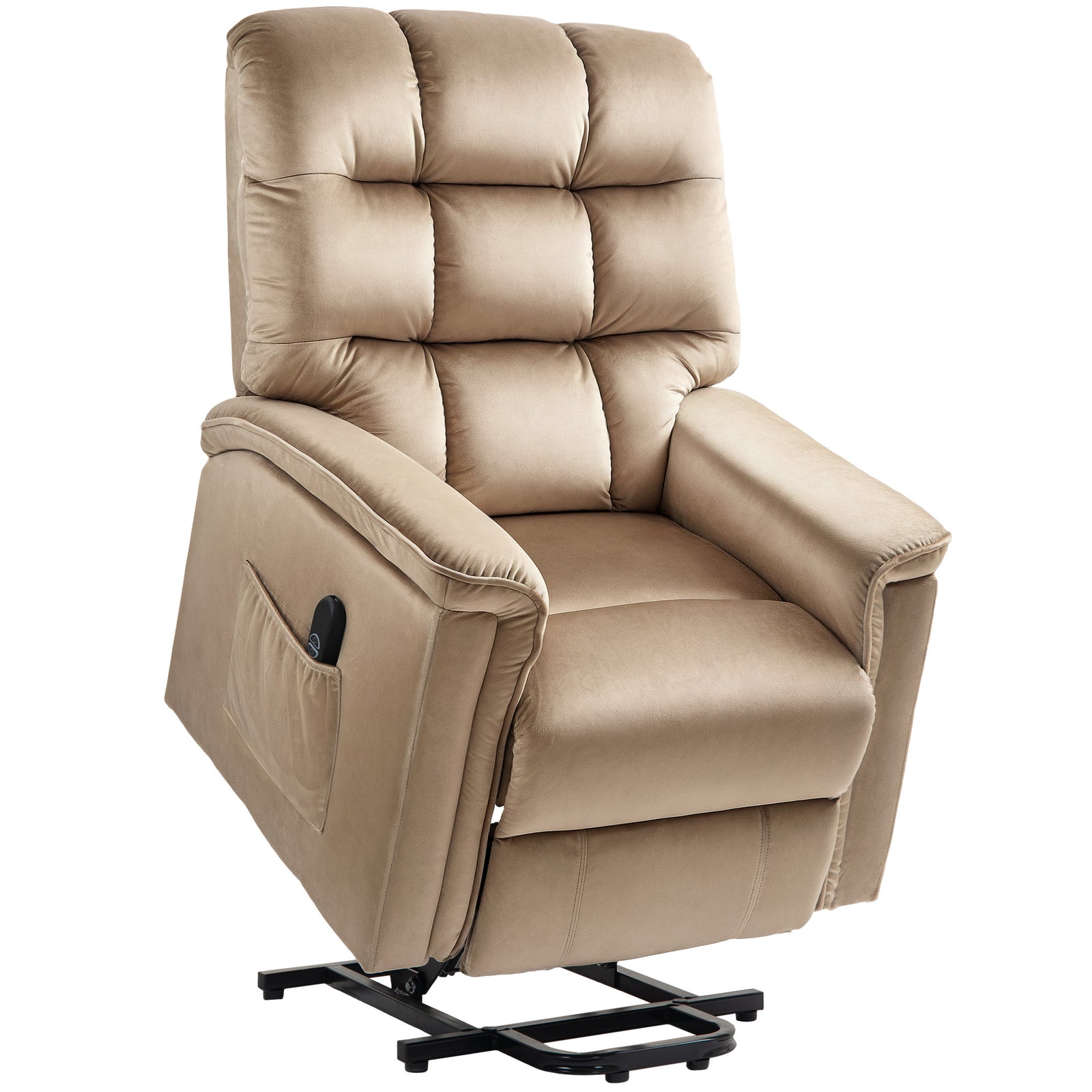 Power Lift Recliner Chair For Elderly W/ Remote Control | One Size | Beige