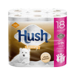 Hush Luxury 3ply Bathroom Tissue, 72 Rolls - Sheabutter Scentedcore