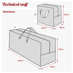 Christmas Storage Set Tree Bag And Ornament Bags Grey