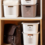 Easy & Stackable Recycled Plastic Lid For Basket, White