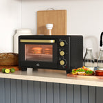 Mini Oven 16l Countertop Oven With Adjustable Temp Timer | One Size | Black