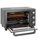 Mini Oven 21l Electric Grill With Adjustable Temp Timer | One Size