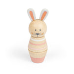 2pcs Wooden Twist & Match Animals - Bear and Bunny