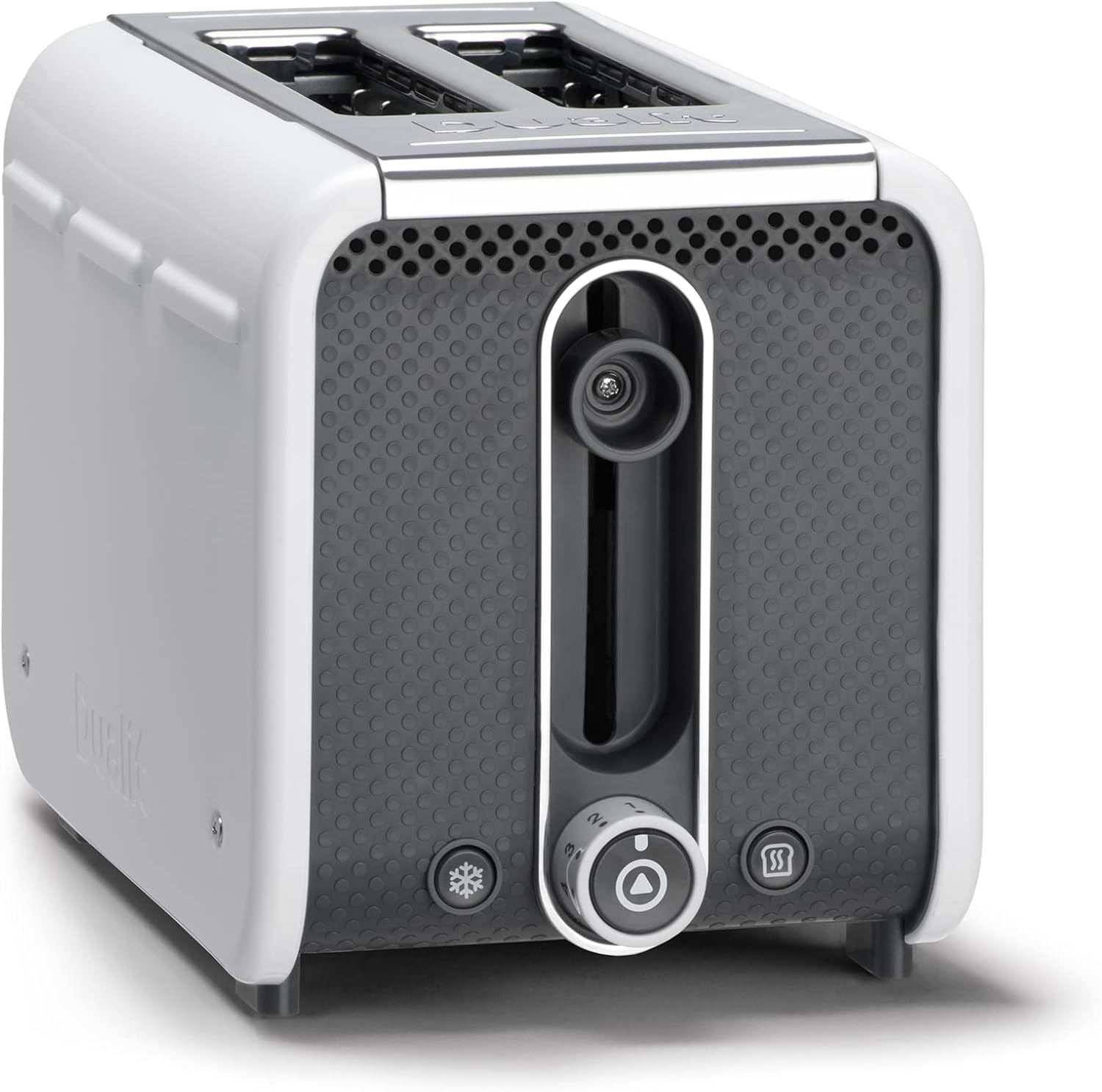 Studio 2 Slice Toaster With Reheat And Defrost Settings | White