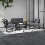 Aluminium Garden Set Cushions, Slatted Table