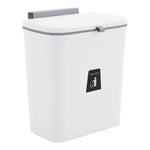 Kitchen Compost Bin Hanging Trash Can | White