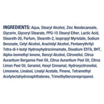 Fresh Citrus Whole Body Deodorant Cream Aluminium Free 50ml, 6 Pack | Set of 6